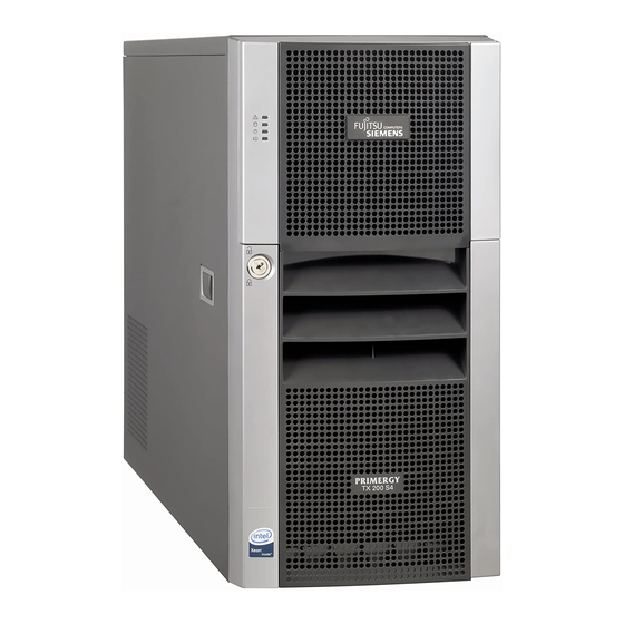 Fujitsu Siemens Computers PRIMERGY TX200 S4 Options Manual