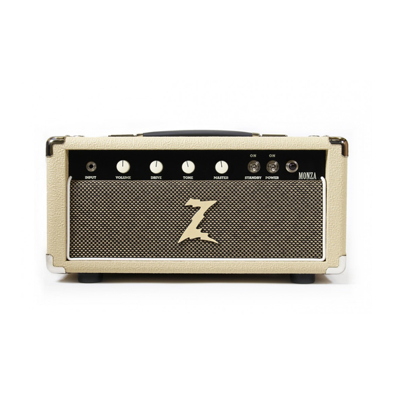DR. Z Amplification Monza ZA-30 Manual