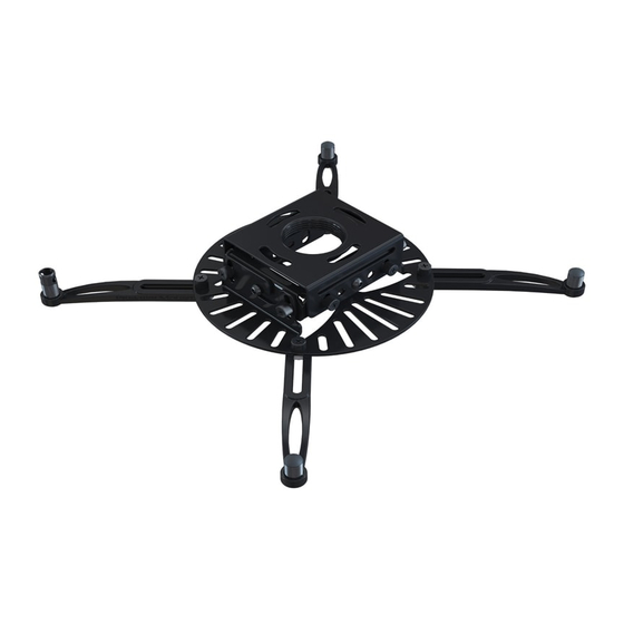 Premier Mounts Low-Profile Universal Projector Mount PDS-PLUS Installation Manual