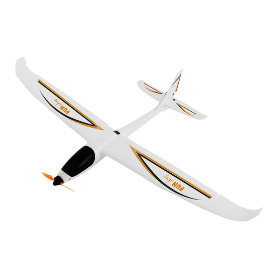 XciteRC FunSky RTF orange Control Glider Manuals