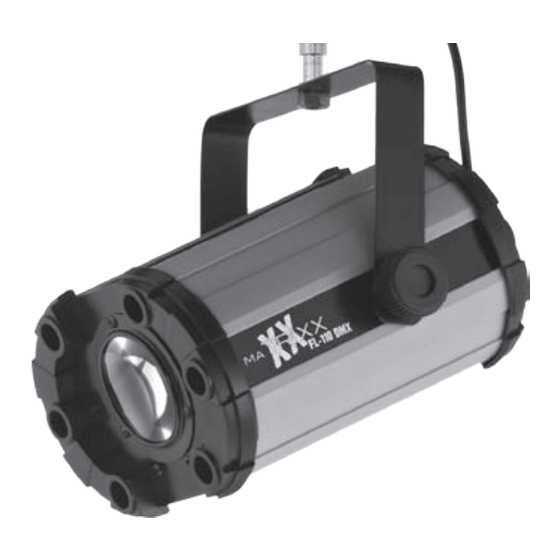 Stairville MATRIXX FL-110 DMX Manuals