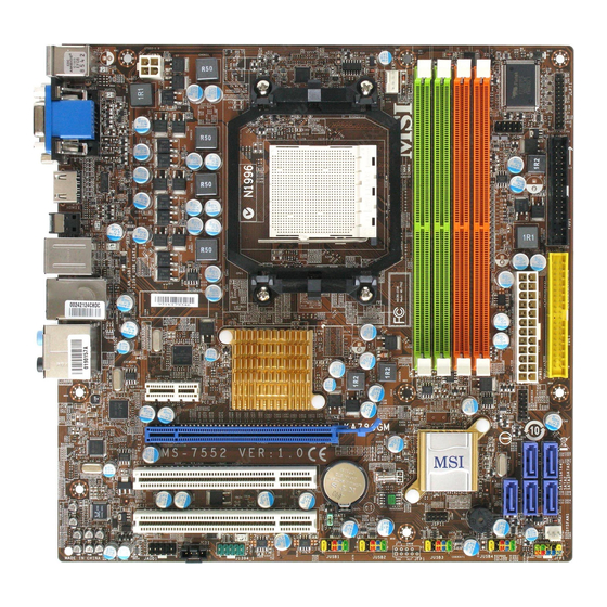 MSI MS-7552 Manual