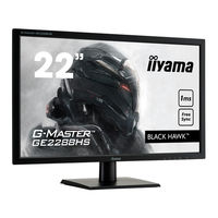 Iiyama G-Master GE2288HS User Manual