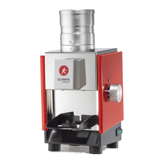 User Manuals: Olympia Express Moca SD Espresso Grinder