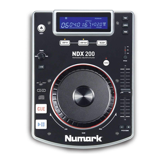 Numark NDX200 Service Manual