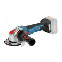 Bosch GWX 18V-10 SCL X-LOCK solo CLC Original Instructions Manual