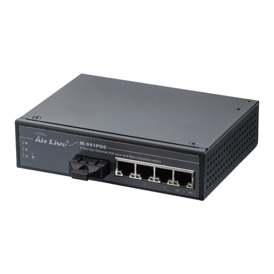 Air Live IE-541POE Quick Setup Manual