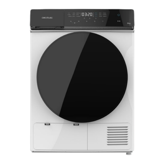cecotec BOLERO DRESSCODE DRY 8400 A++ Instruction Manual