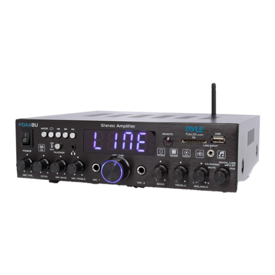 Pyle PDA4BU User Manual