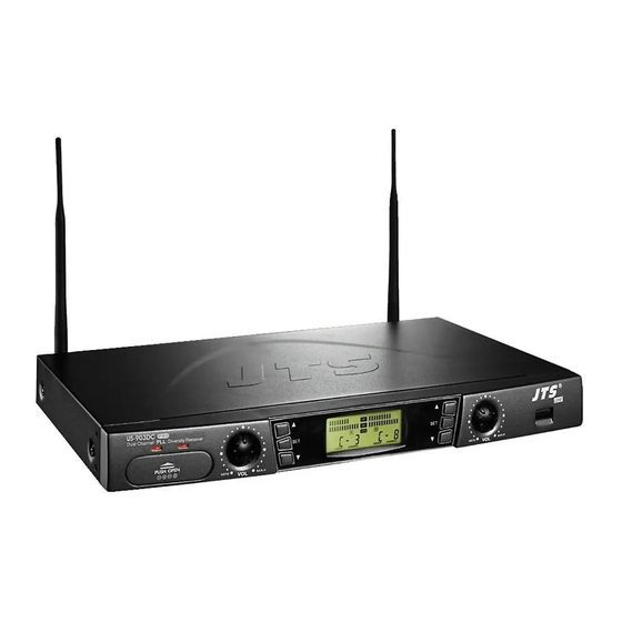 JTS US-903DC PRO/2 Instruction Manual