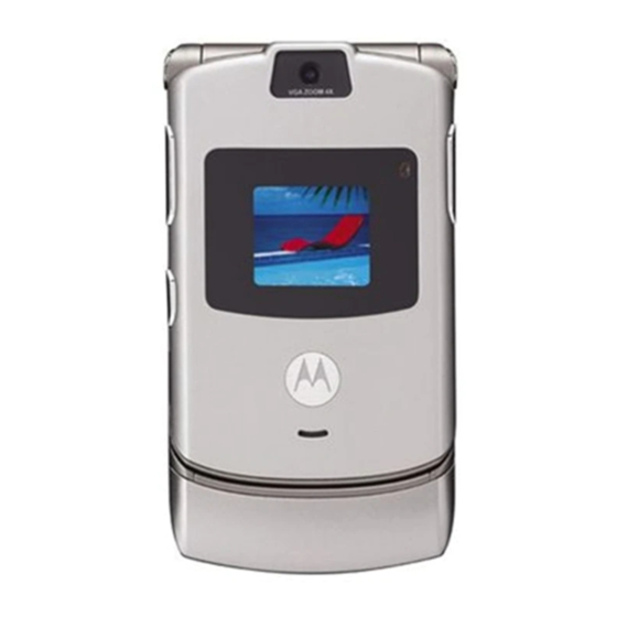 Motorola V3 Instruction Manual