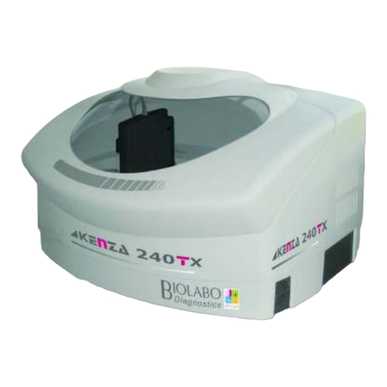 BIOLABO Diagnostics KENZA 240 TX User Manual