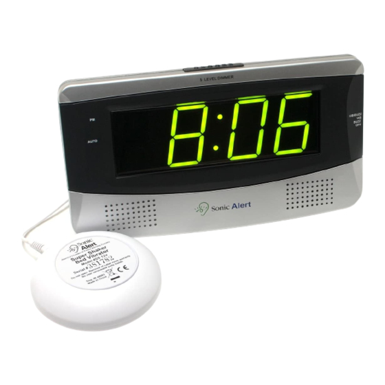 Sonic Alert SONIC BOOM ALARM CLOCK SB300SS User Manual