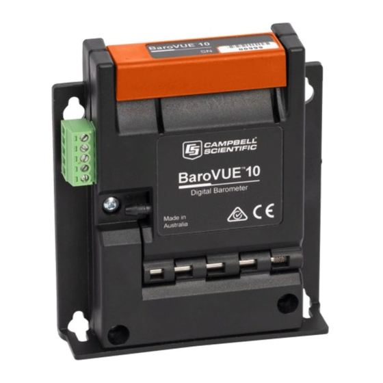 Campbell BaroVUE 10 Product Manual