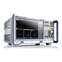 R&S ZNC3 User Manual