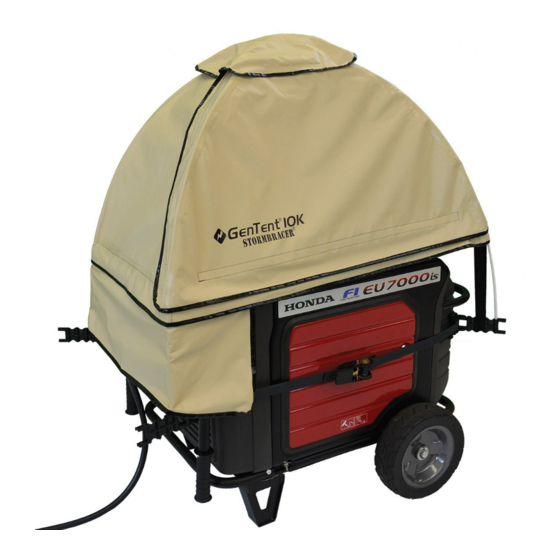 GenTent StormBracer 10k Product Installation And Safety Manual