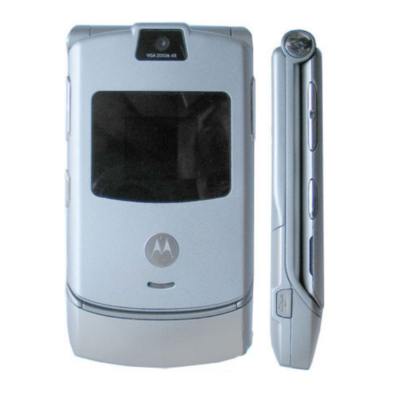 Motorola V3 Product Data Sheet