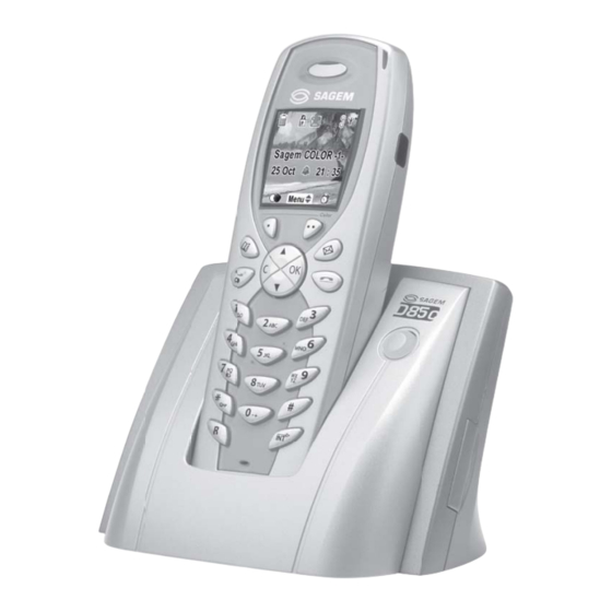 Sagem D85C User Manual