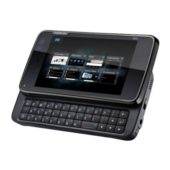 Nokia N900 RX-51 Smartphone Manuals