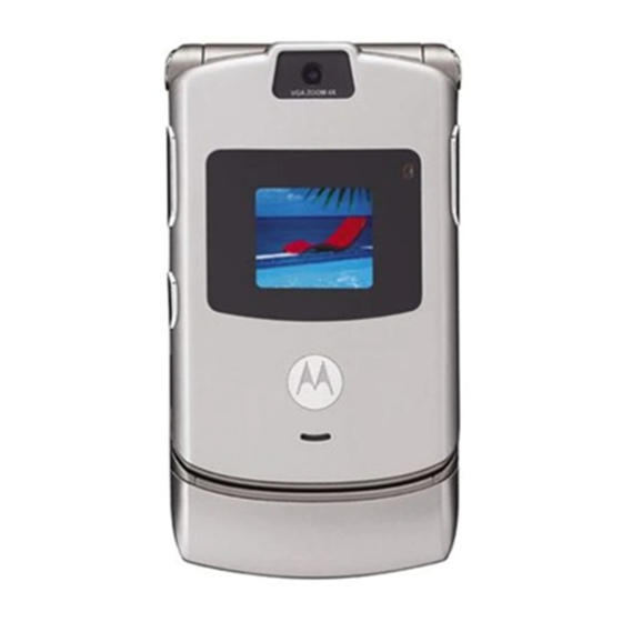 Motorola V3 User Manual