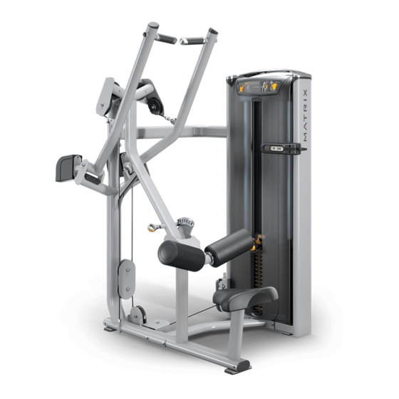 MATRIX VS-S33 LAT PULLDOWN OWNER'S MANUAL Pdf Download | ManualsLib