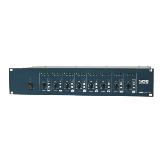 KV2 Audio SD8 User Manual
