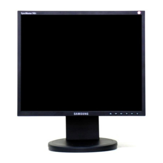 Samsung 740N Training Manual