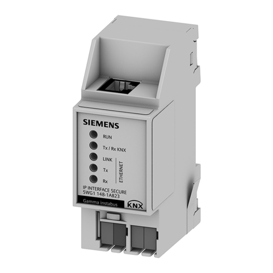 Siemens 5WG1146-1AB03 Operating Instructions