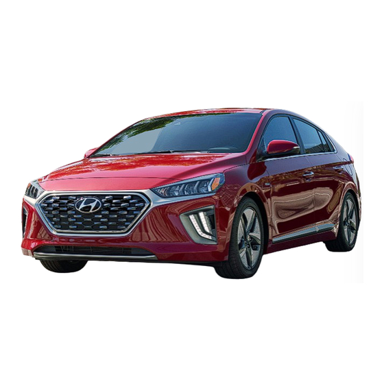 Hyundai IONIQ HYBRID Quick Reference Manual