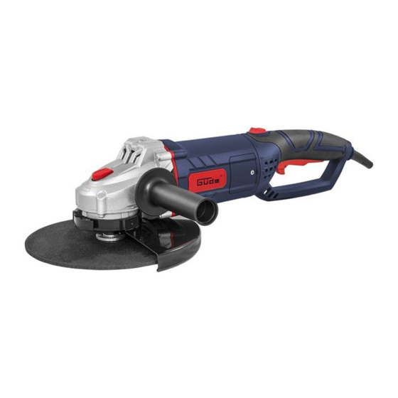 Gude WS 230-2350 R Angle Grinder Manuals