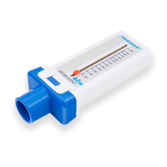 Vitalograph Peak Flow Meter Manual