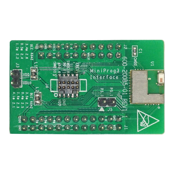 Cypress EZ-BLE CYBLE-222014-01 Manual