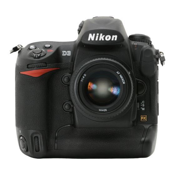 Nikon D3 Brochure & Specs