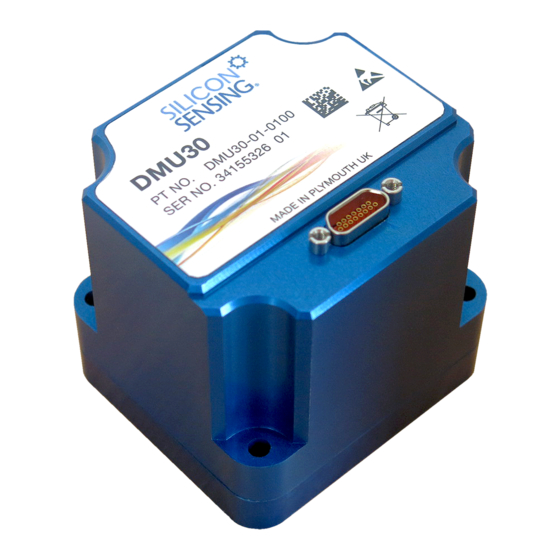 SILICON SENSING DMU30 User Manual