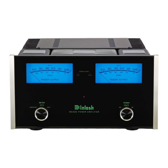 McIntosh MC302 Service Manual