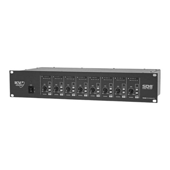 KV2 Audio SD8 User Manual