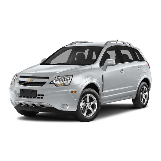 Chevrolet 2015 Captiva Sport Owner's Manual