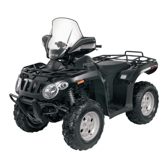 Arctic Cat 2011 366 SE ATV Manuals
