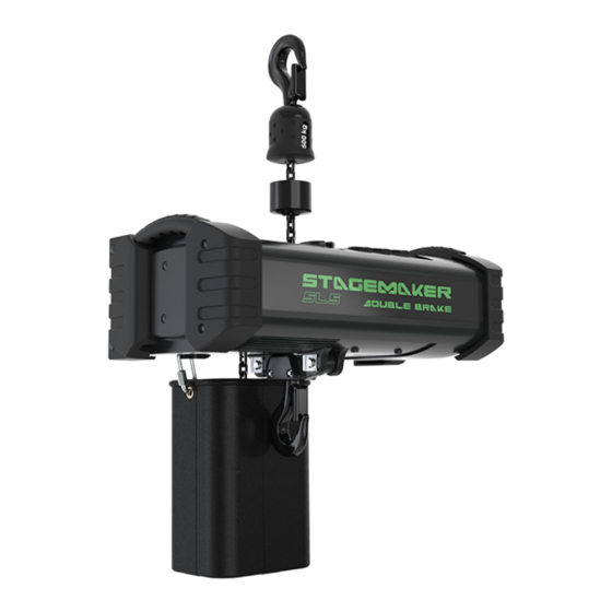 Verlinde STAGEMAKER SL5 504 M2 B D8+ Owner's Manual