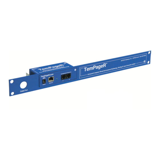 Avtech TemPageR 3E User's Manual & Reference Manual