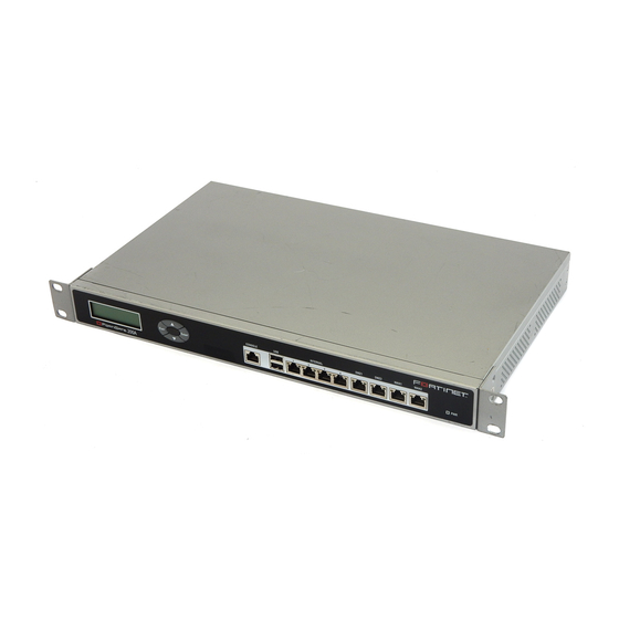 Fortinet FortiGate FortiGate-200A Install Manual