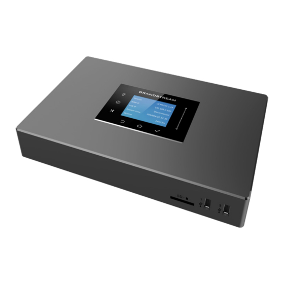 Grandstream Networks UCM630X Quick Installation Manual