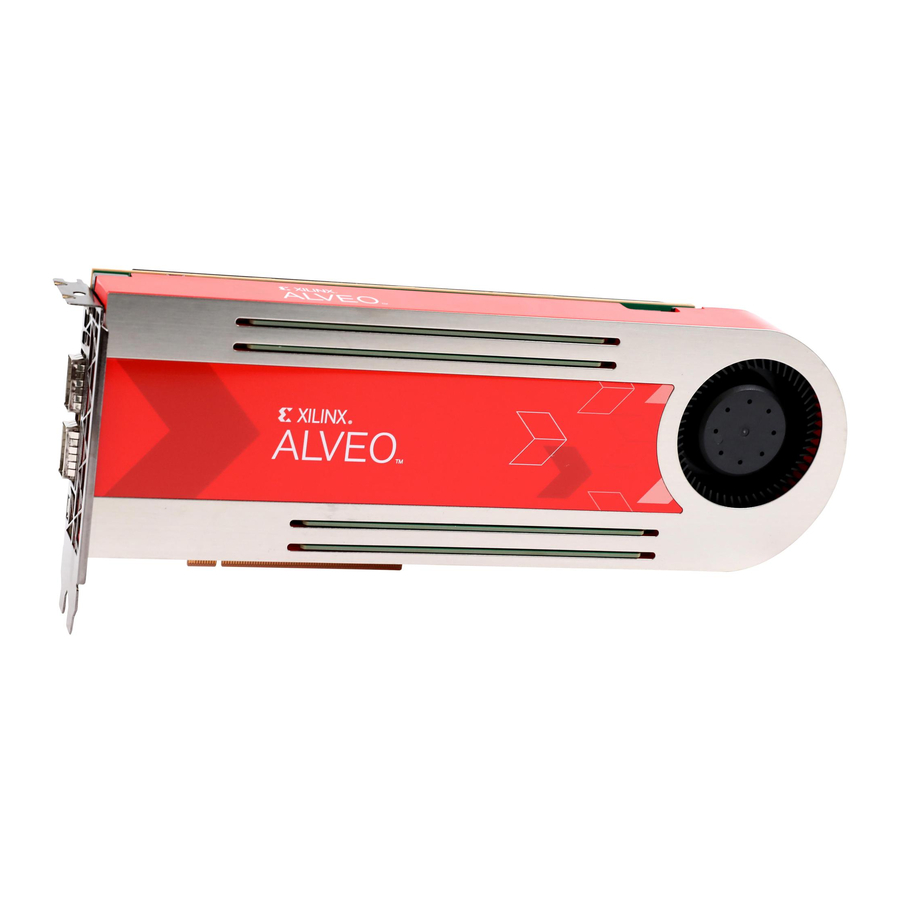 Xilinx Alveo U200 Getting Started