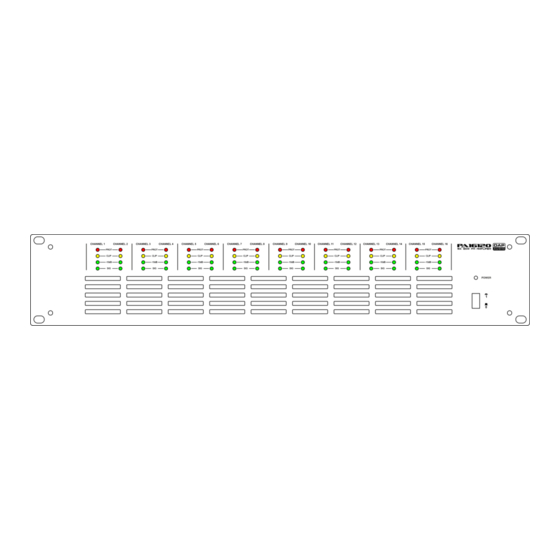 DAPAudio PA-16120 Manual