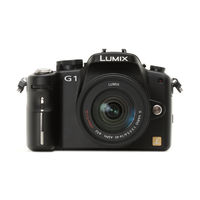 Panasonic DMC-G1K - Lumix Digital Camera Operating Instructions Manual
