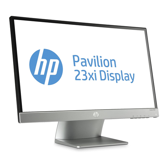 HP Pavilion 23xi Manuals