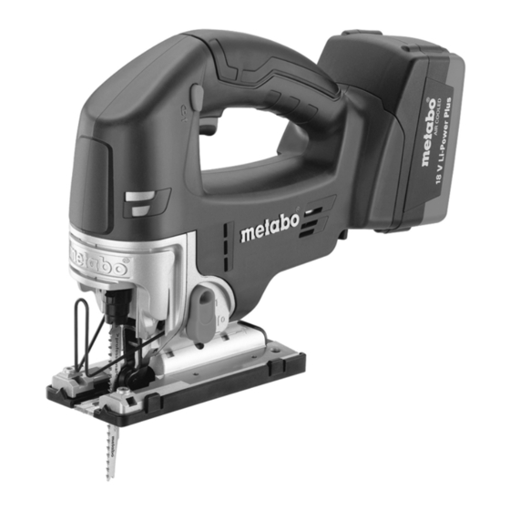 Metabo STA 18 LTX Operating Instructions Manual