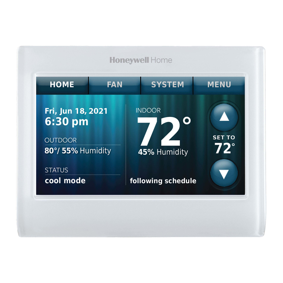 Honeywell Wi-Fi Thermostat 9000 Manuals