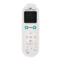 HQ RC UNI/AIRC03 Instructions Manual