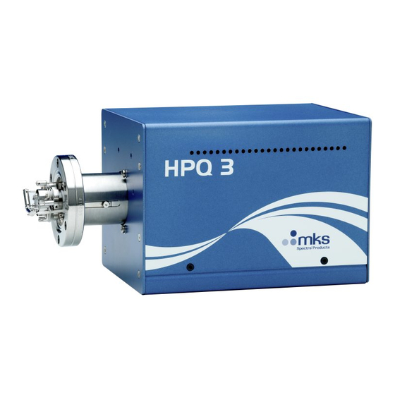 MKS HPQ3 Manuals